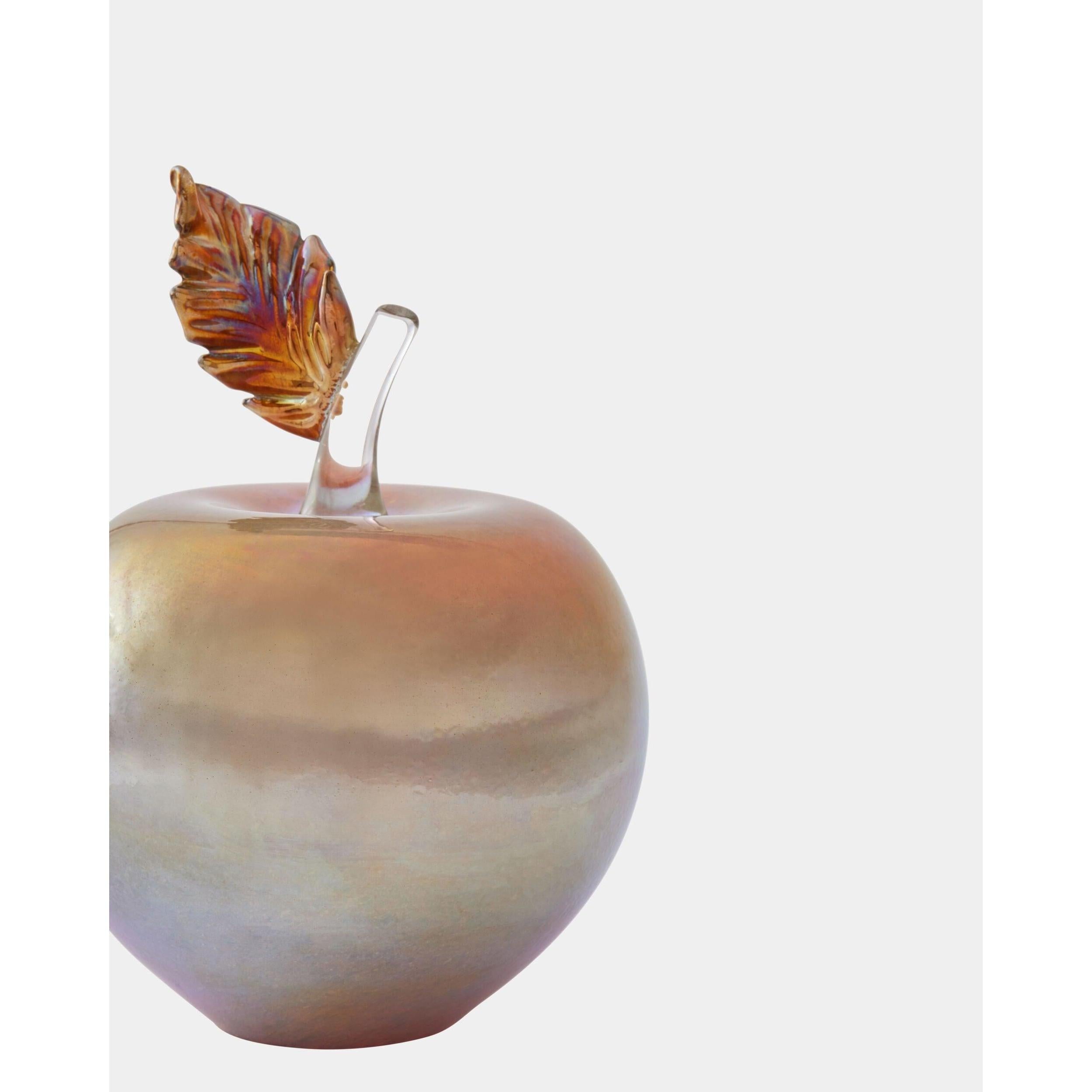 Global Views Glass Apple Sculpture