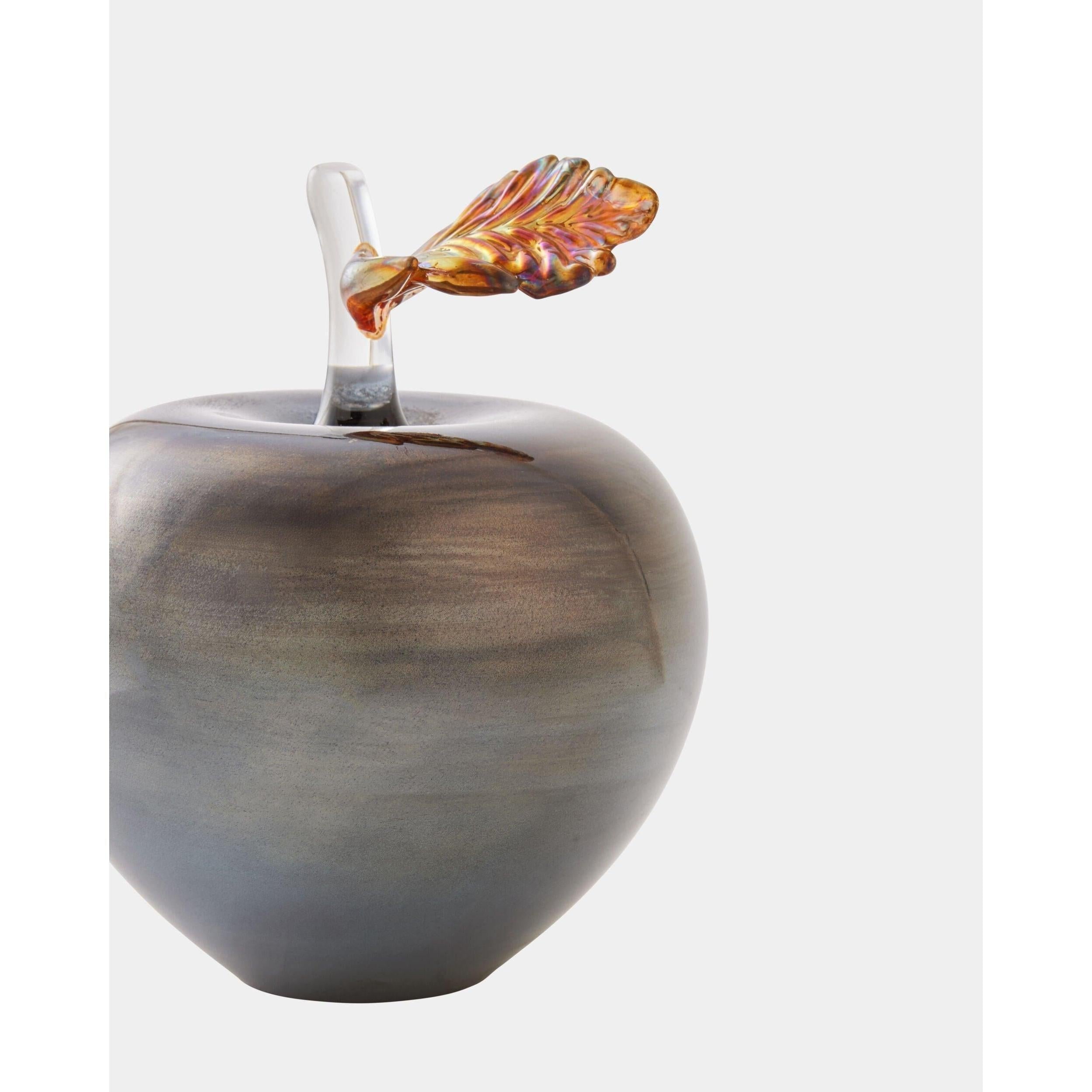 Global Views Glass Apple Sculpture