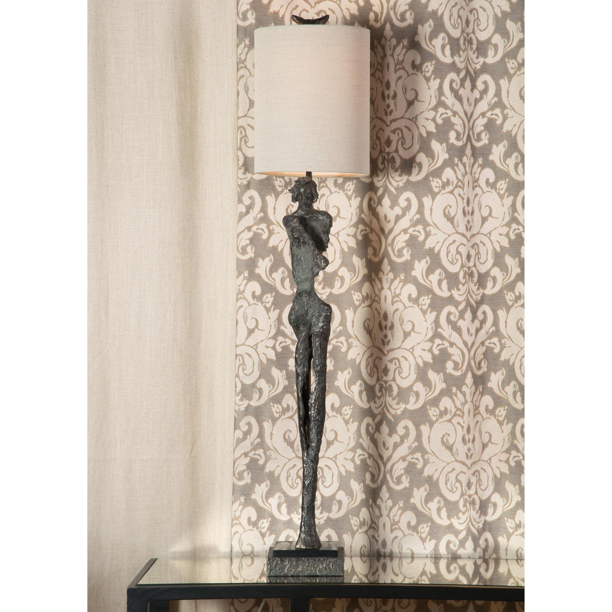 Wildwood Gertrude Black Marble Lamp