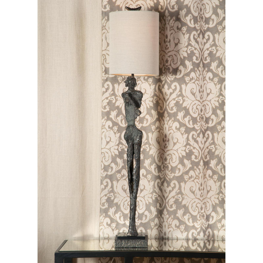 Wildwood Gertrude Black Marble Lamp