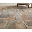 Feizy Kendall 8A61F Modern Abstract Rug in Tan/Gray/Ivory