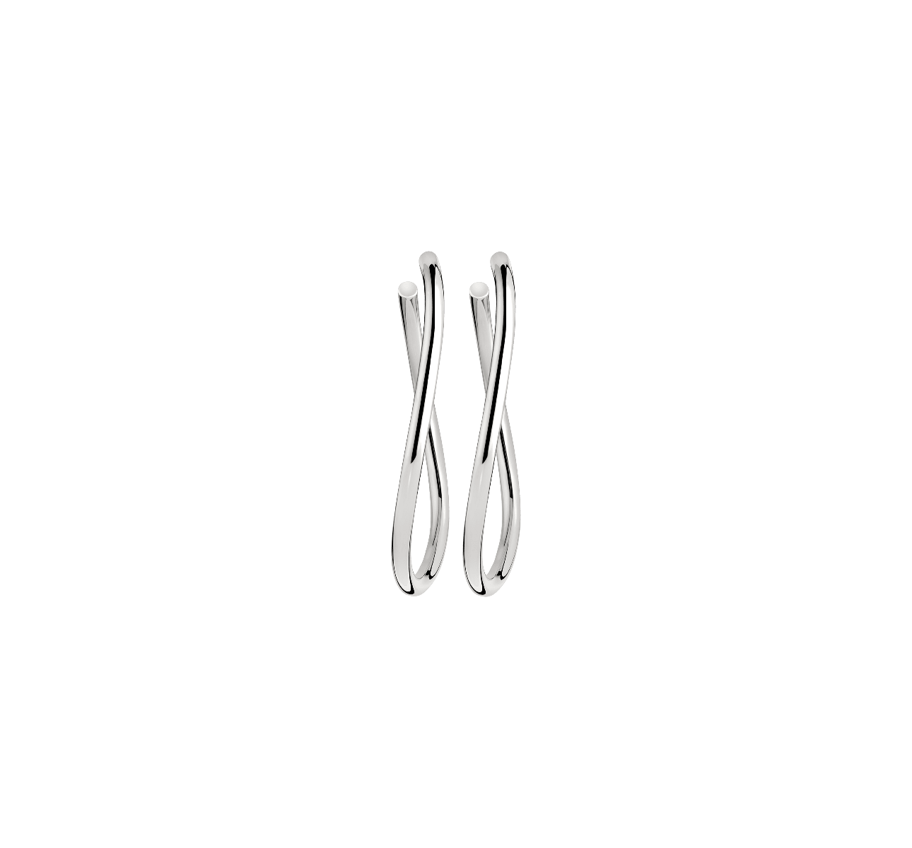 Christofle Idole de Christofle Sterling Silver Large Hoop Earrings