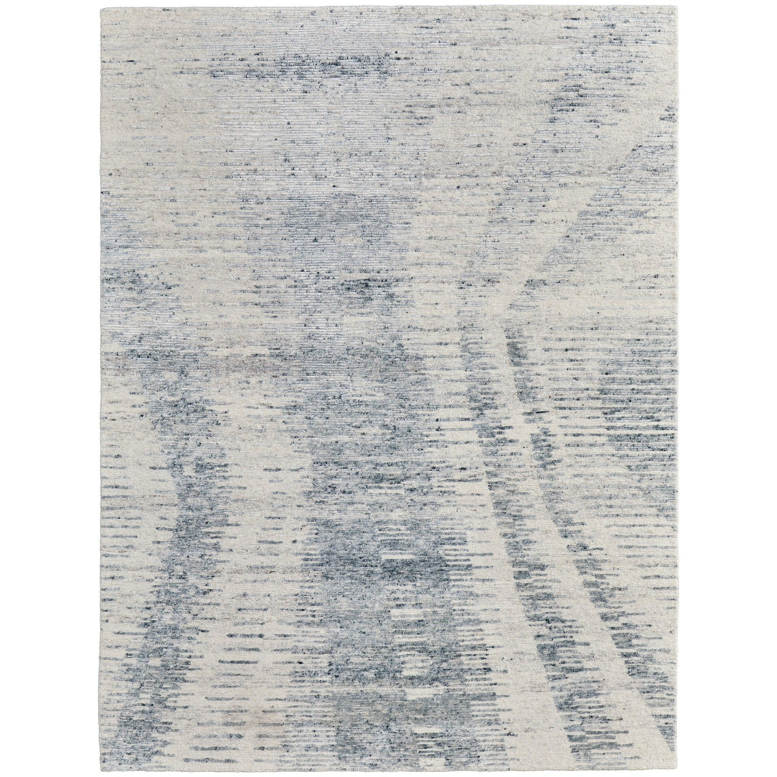 Feizy Brighton 69CGF Modern Abstract in Ivory/Blue/Gray