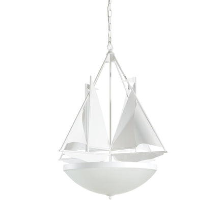 Wildwood Regatta White Chandelier