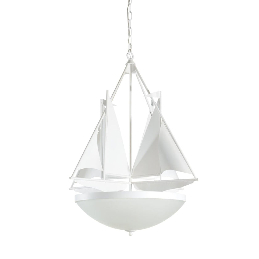 Wildwood Regatta White Chandelier