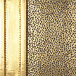 Global Views Abstract Block Cabinet with Floating Shelf - Brass