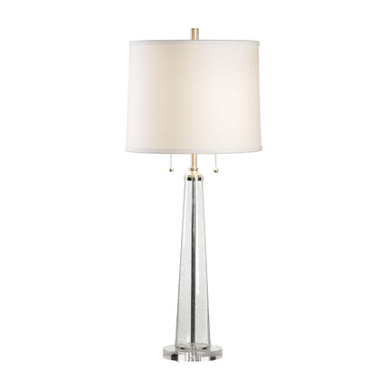 Chelsea House Bubble Glass Column Table Lamp