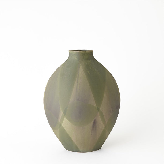 Global Views Helios Vase - Washed Green