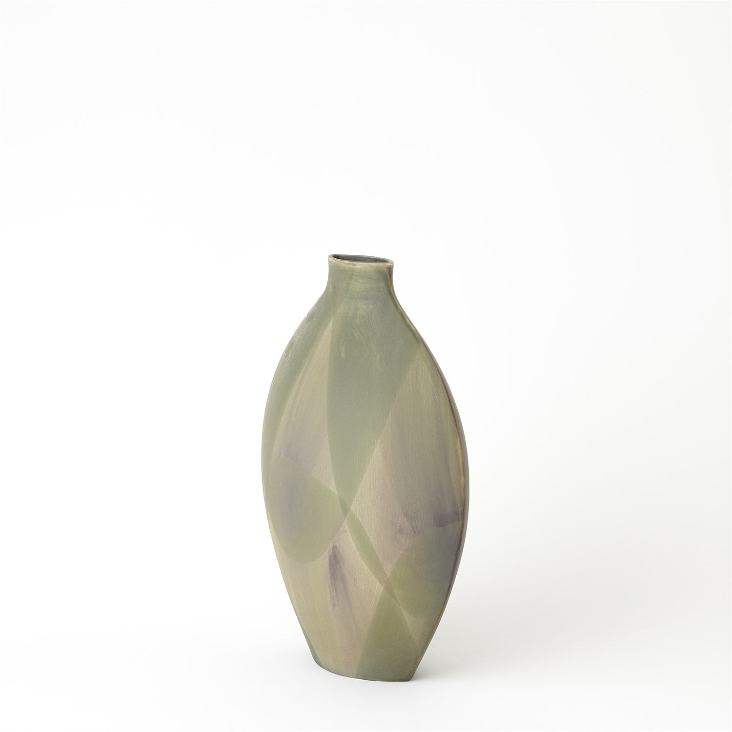 Global Views Helios Vase - Washed Green