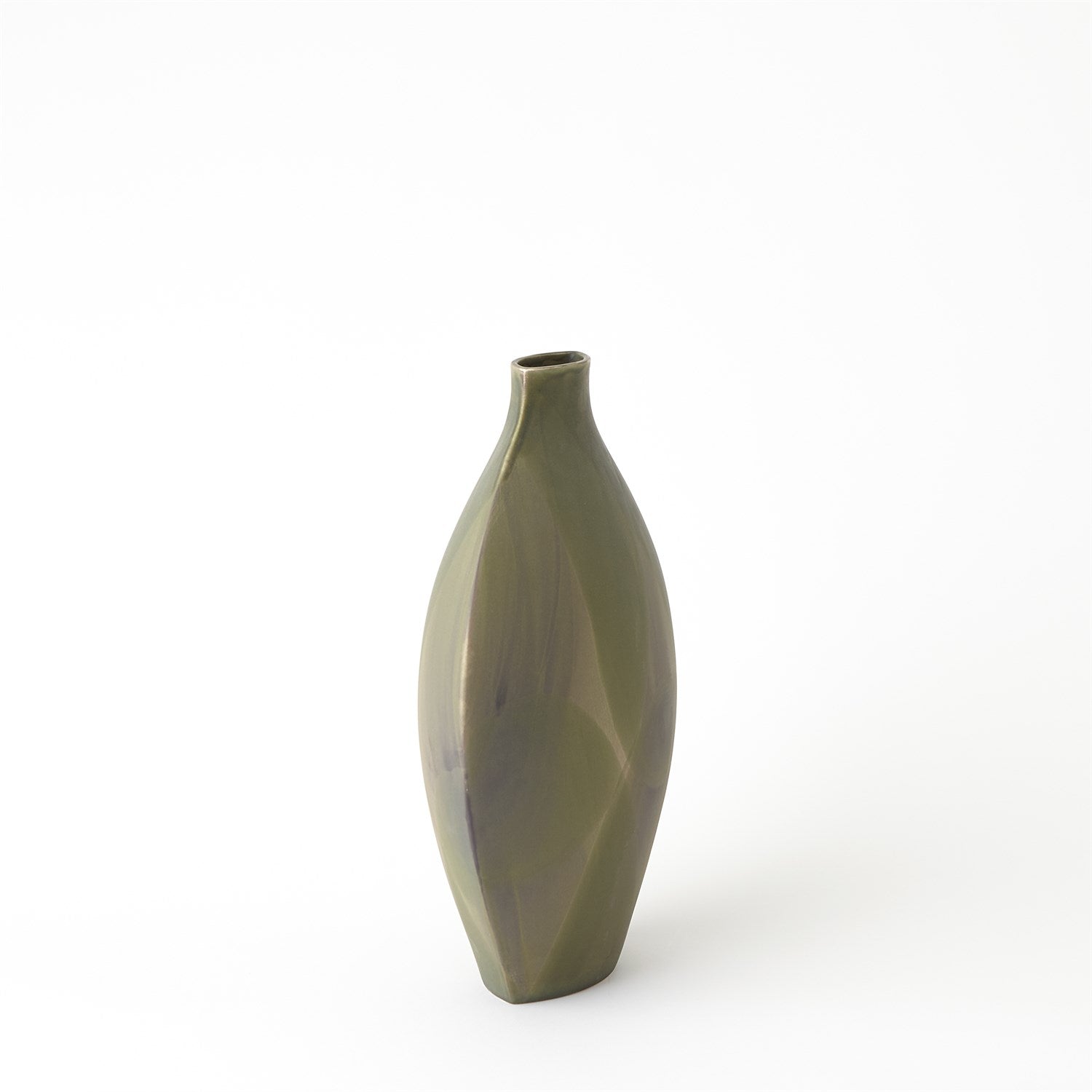 Global Views Helios Vase - Washed Green
