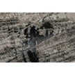 Feizy Micah 3339F Modern Abstract Rug in Black/White/Gray