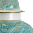 Chelsea House Green Marblized Table Lamp