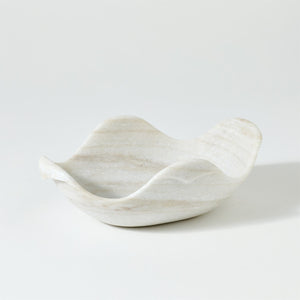 Global Views Marble Dove Bowl