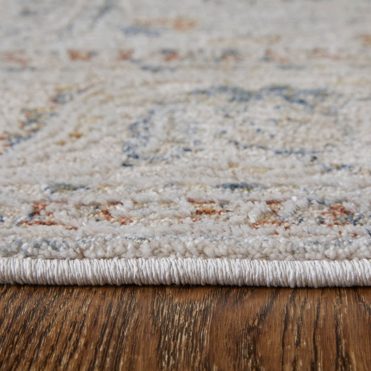 Feizy Pasha 39M4F Transitional Ikat in Ivory/Blue/Taupe
