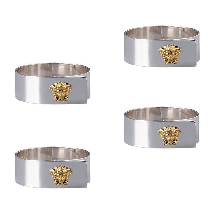 Versace Medusa Napkin Rings - Set of 4