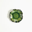 Global Views Green Free Formed Lily Plate