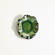 Global Views Green Free Formed Lily Plate