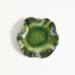 Global Views Green Free Formed Lily Plate