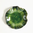 Global Views Green Free Formed Lily Plate