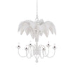 Chelsea House Fern White Chandelier