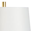 Chelsea House Round White Crosby Table Lamp