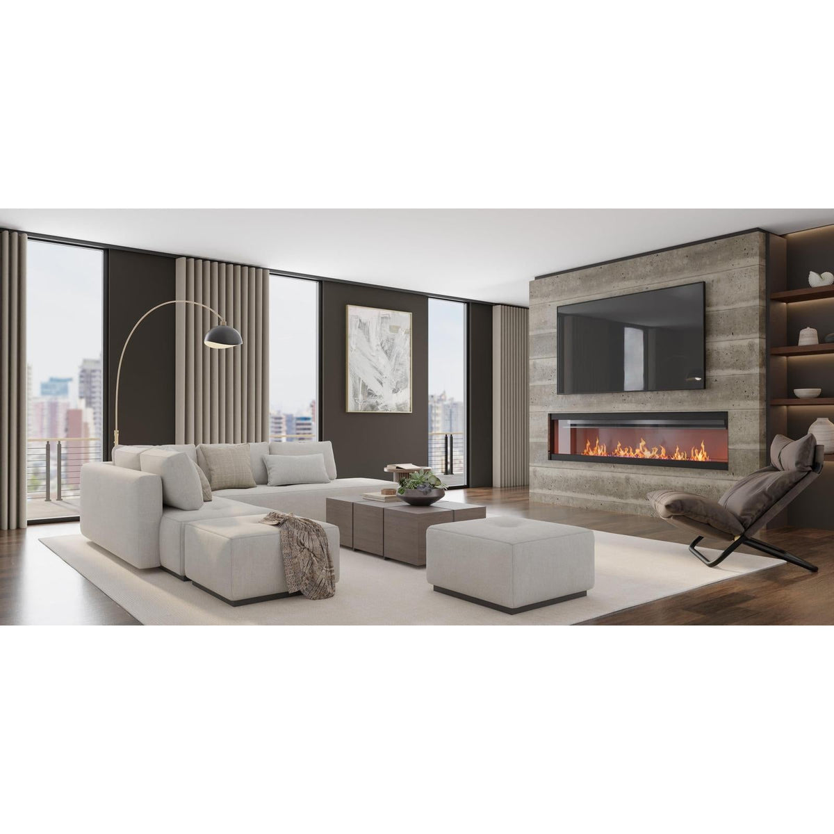 Feizy Fleetwood 8A06F Modern Solid Rug