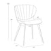 Sunpan Arabella Dining Chair - Bravo Cognac / November Grey