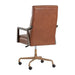 Sunpan Collin Office Chair - Brown - Shalimar Tobacco Leather