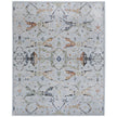 Feizy Melrose 39P4F Traditional Floral & Botanical Rug in Blue/Green/Ivory