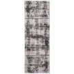 Feizy Sonora 39NYF Modern Abstract Rug in Gray/Ivory