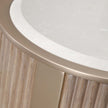 Michael Amini West Kensington Chairside Table - Sea Salt Caramel