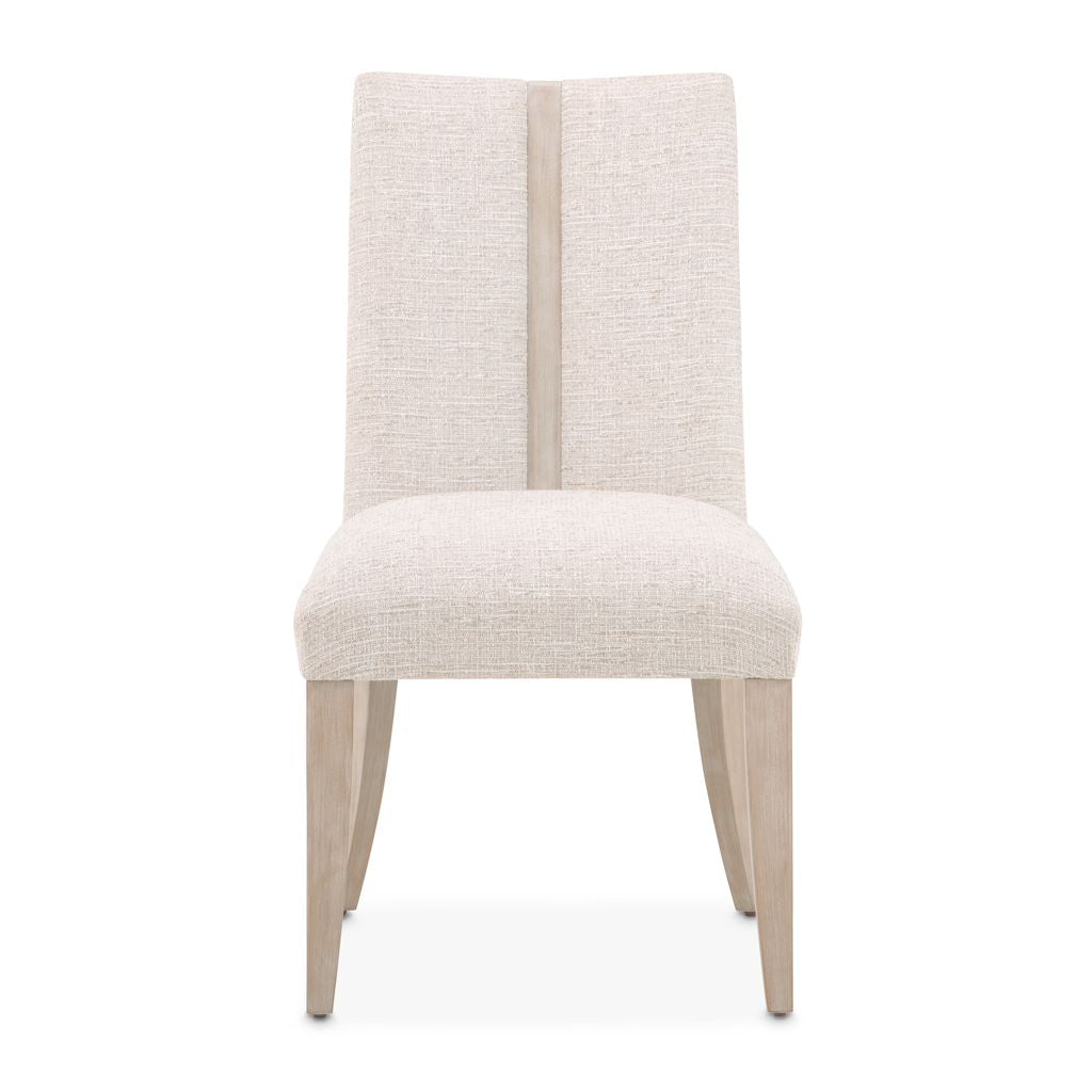 Michael Amini Lotus Bay Dining Side Chair - Sand - Set of 2