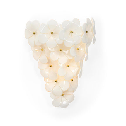 Chelsea House Glass Flower Wall Sconce
