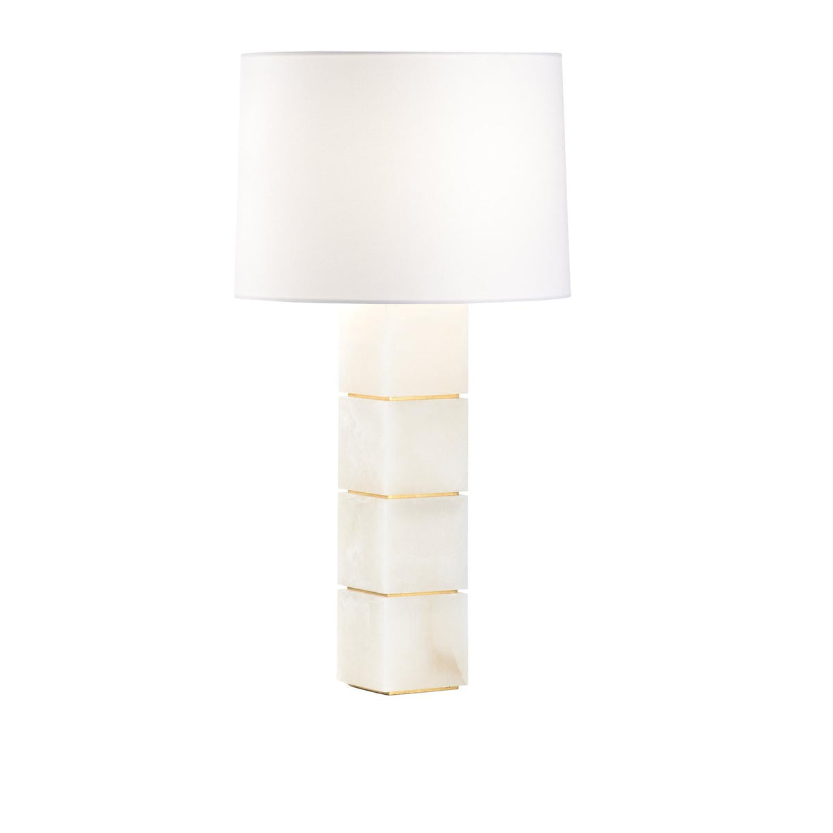 Chelsea House Stacked Alabaster Table Lamp