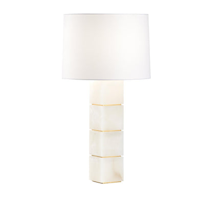 Chelsea House Stacked Alabaster Table Lamp