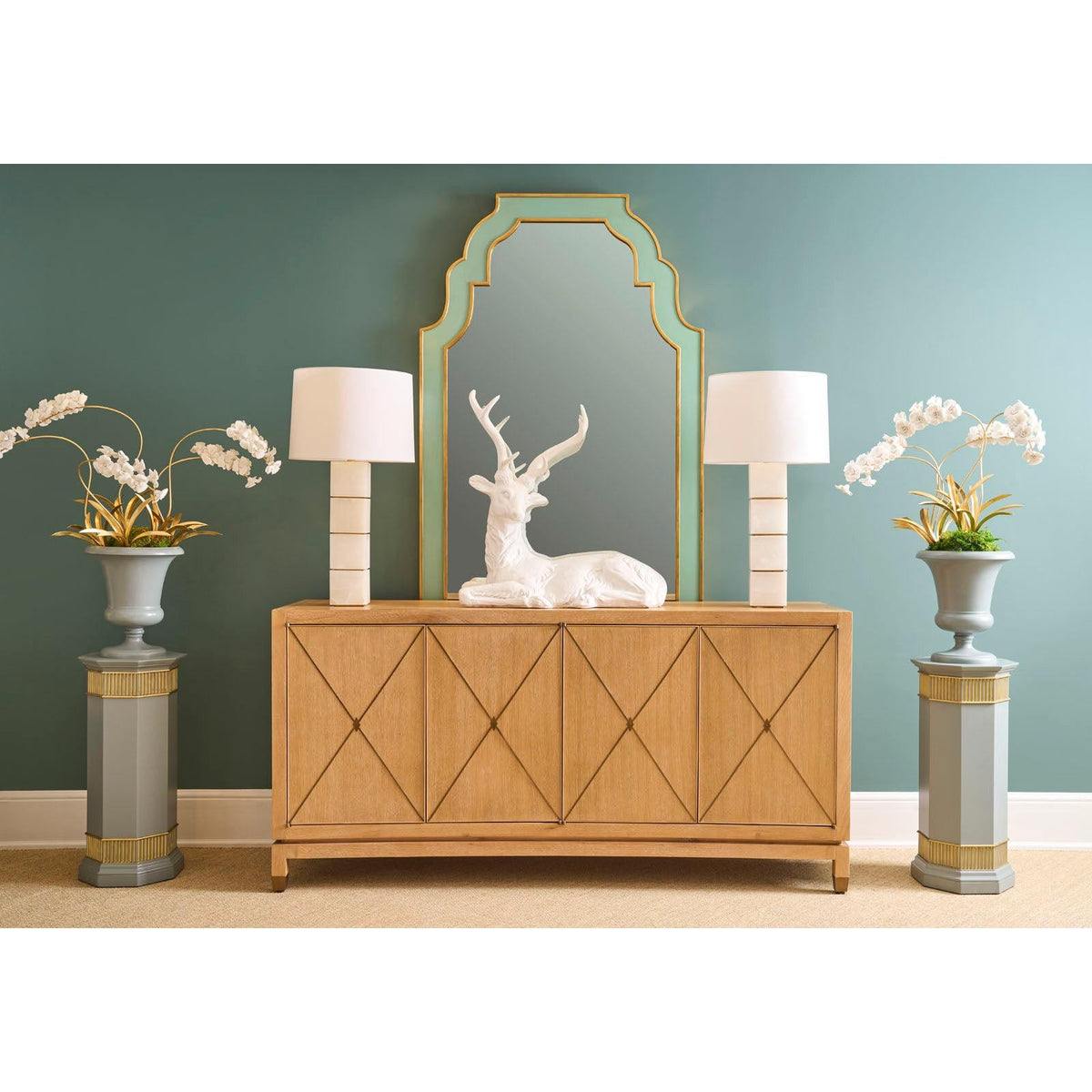 Chelsea House Stacked Alabaster Table Lamp