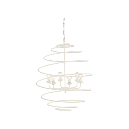 Chelsea House White Spyral Chandelier