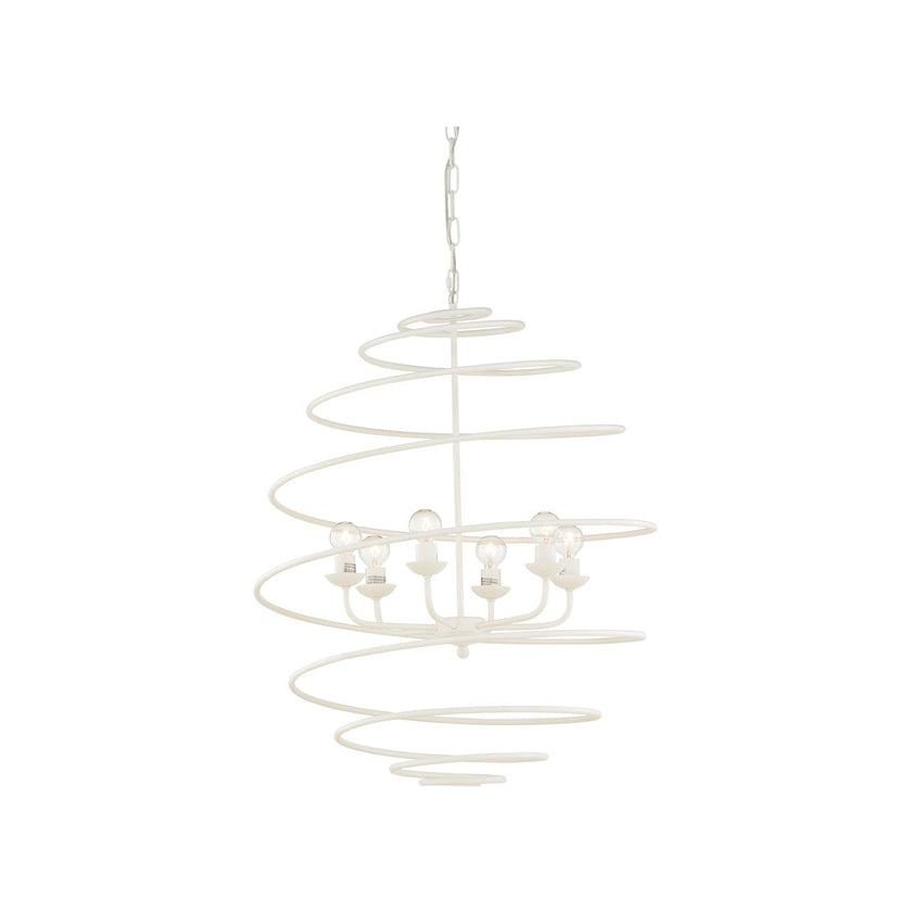 Chelsea House White Spyral Chandelier