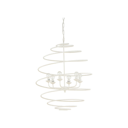 Chelsea House White Spyral Chandelier