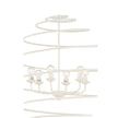 Chelsea House White Spyral Chandelier
