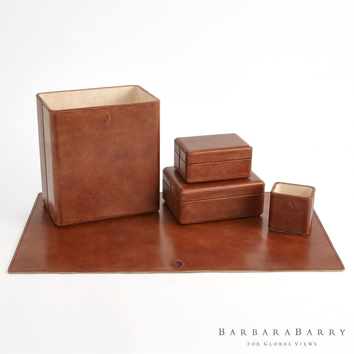 Global Views Signature Tobacco Desk Accessories