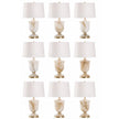 Chelsea House Alabaster Urn Table Lamp