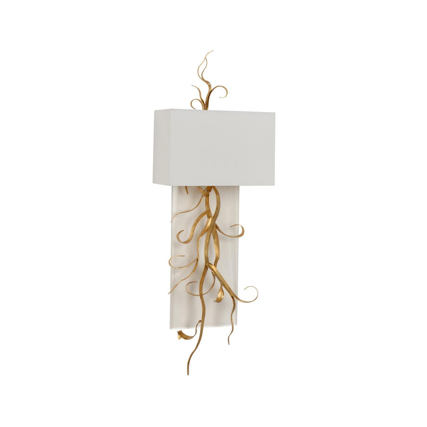 Chelsea House Acrylic Curling Leaves Sconce