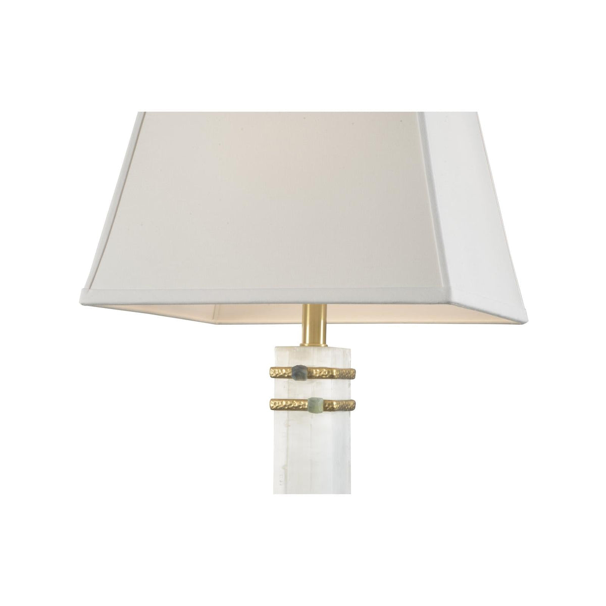 Chelsea House Alabaster Column Table Lamp