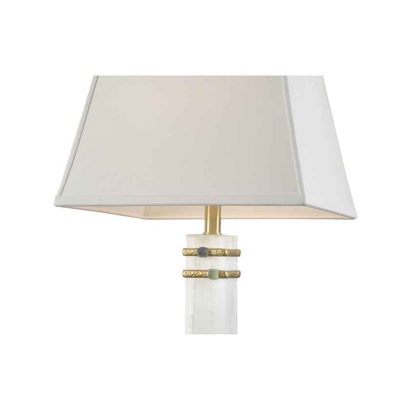 Chelsea House Alabaster Column Table Lamp