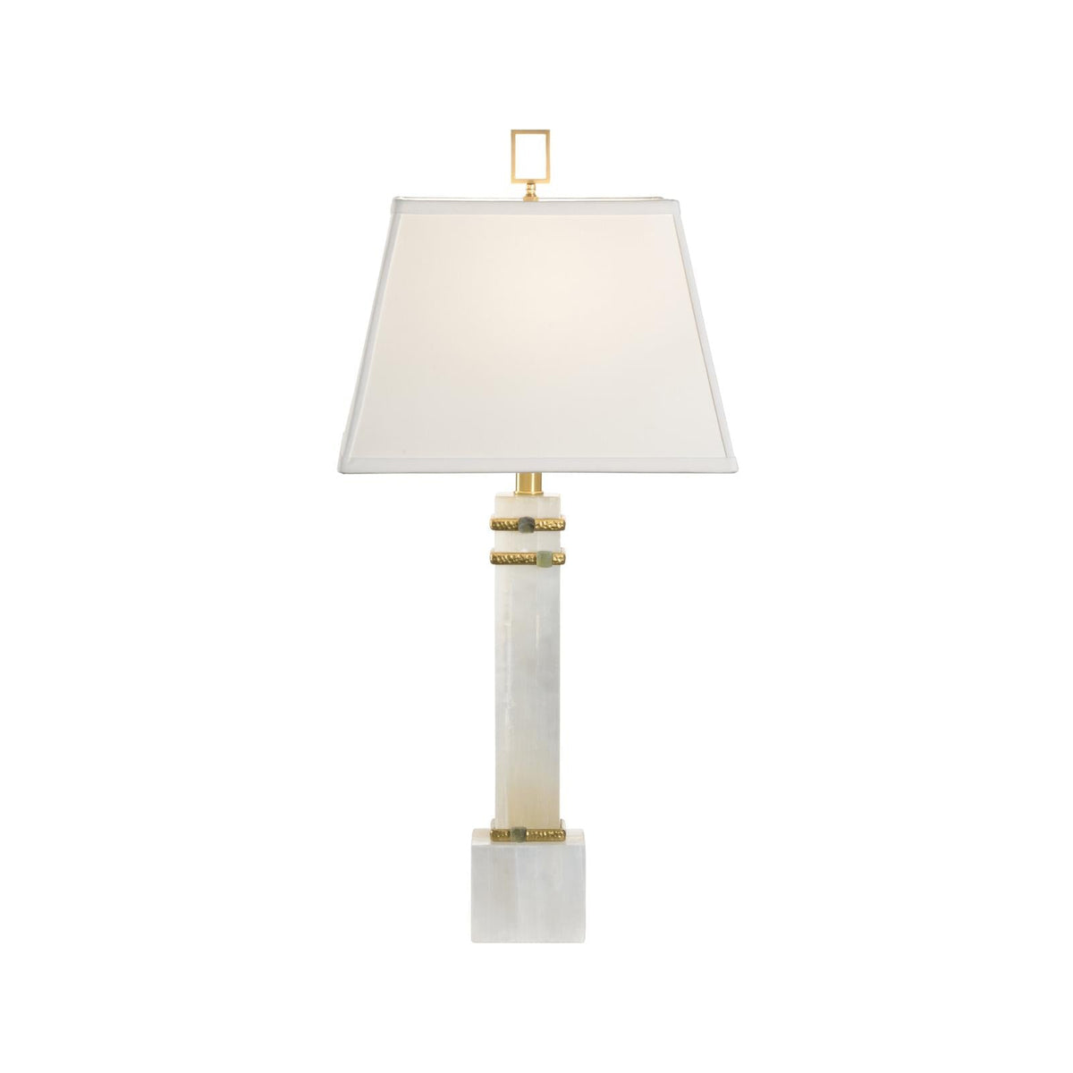 Chelsea House Alabaster Column Table Lamp