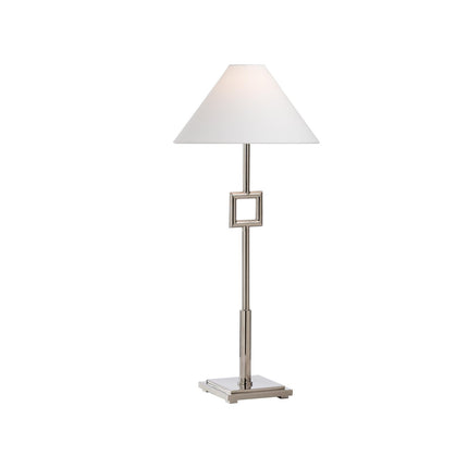 Chelsea House Polished Nickel Overhill Table Lamp