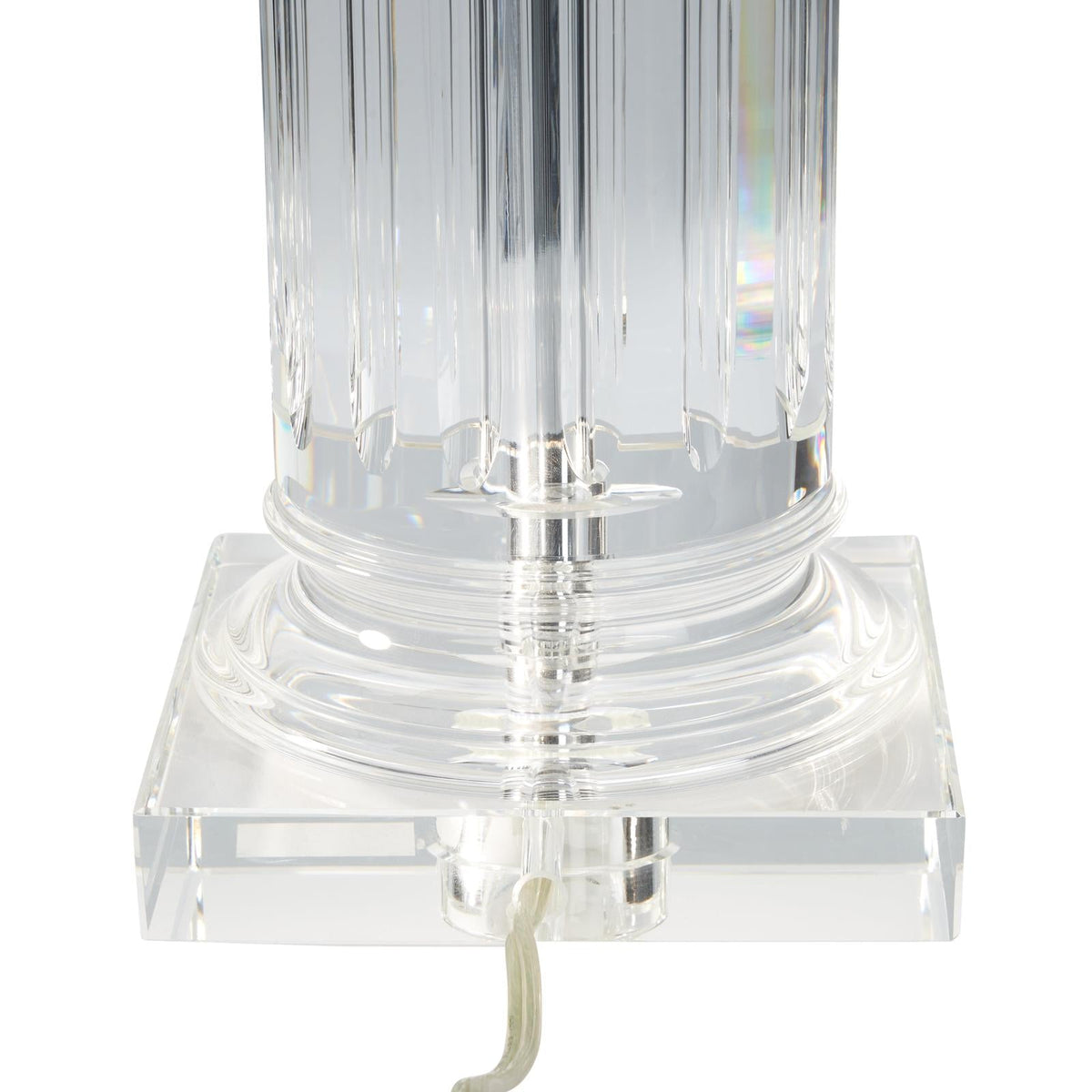 Chelsea House Glacier Crystal Table Lamp