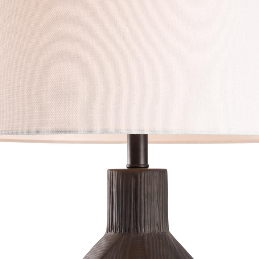 Chelsea House Furrow Black Table Lamp