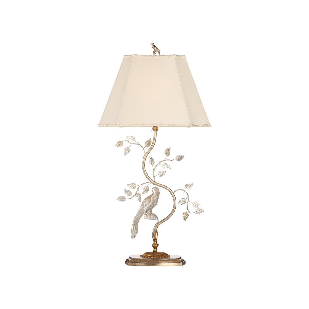 Chelsea House Crystal Bird Table Lamp